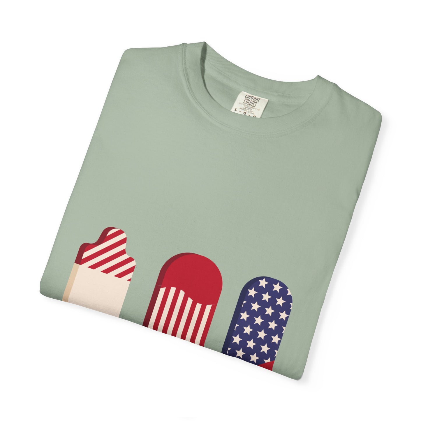 Patriotic Popsicle T-Shirt – American Flag Summer Tee