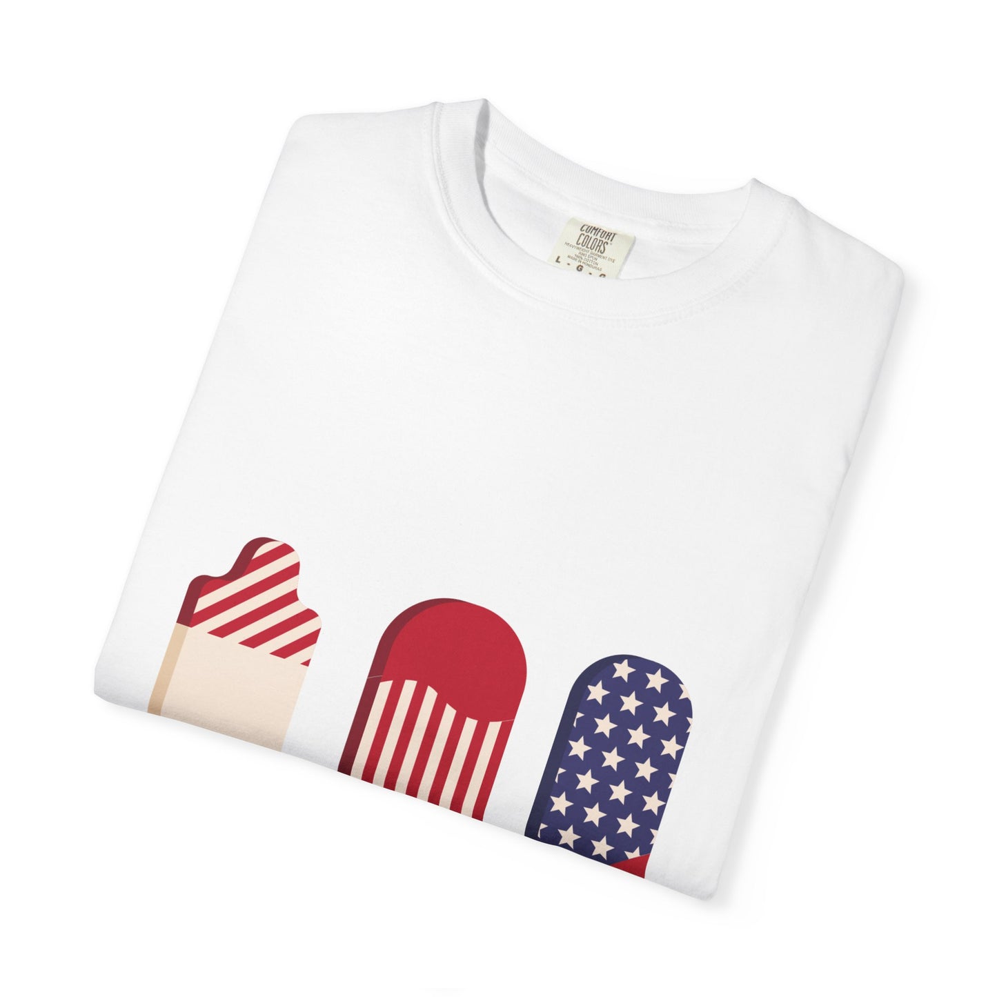 Patriotic Popsicle T-Shirt – American Flag Summer Tee