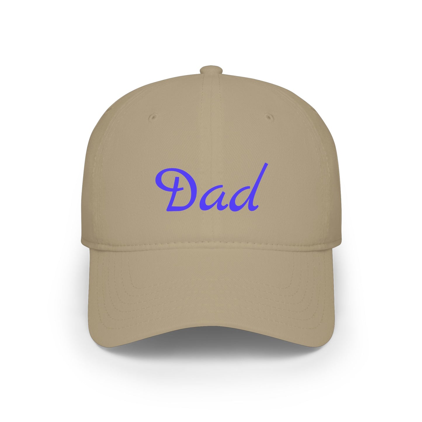 Dad Embroidered Baseball Cap — Low Profile Father's Day Gift