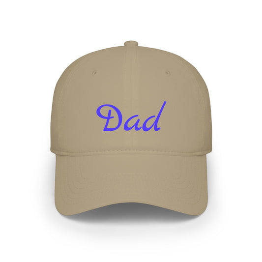 Dad Embroidered Baseball Cap — Low Profile Father's Day Gift