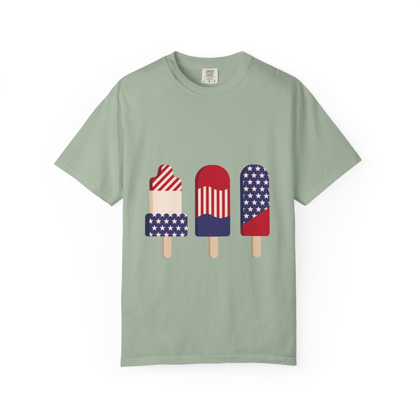 Patriotic Popsicle T-Shirt – American Flag Summer Tee