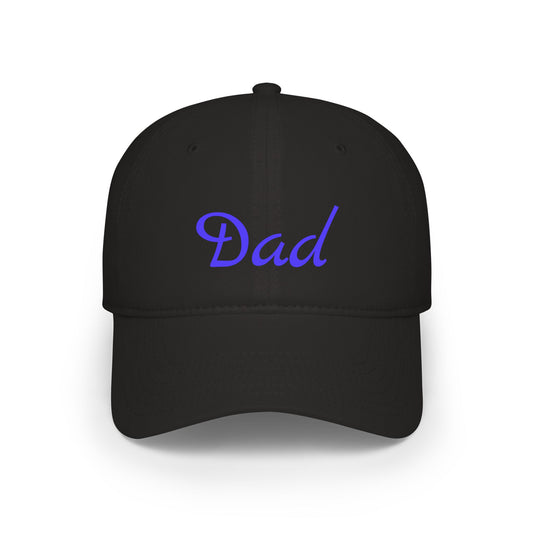 Dad Embroidered Baseball Cap — Low Profile Father's Day Gift