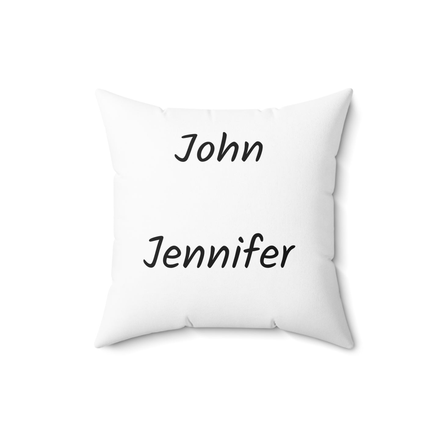 Best Dad Ever (Officially Exhausted) Square Pillow — Personalized Names