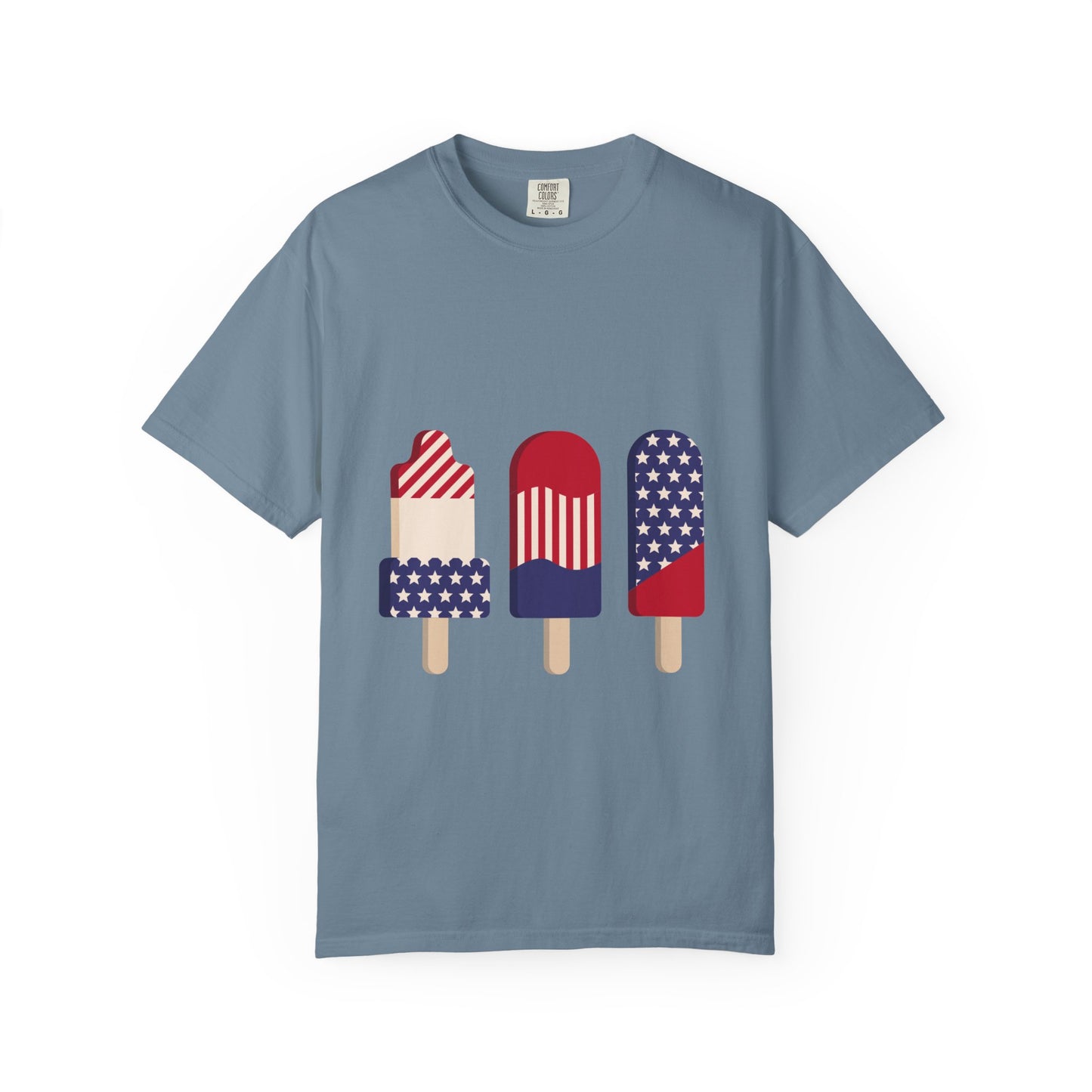 Patriotic Popsicle T-Shirt – American Flag Summer Tee