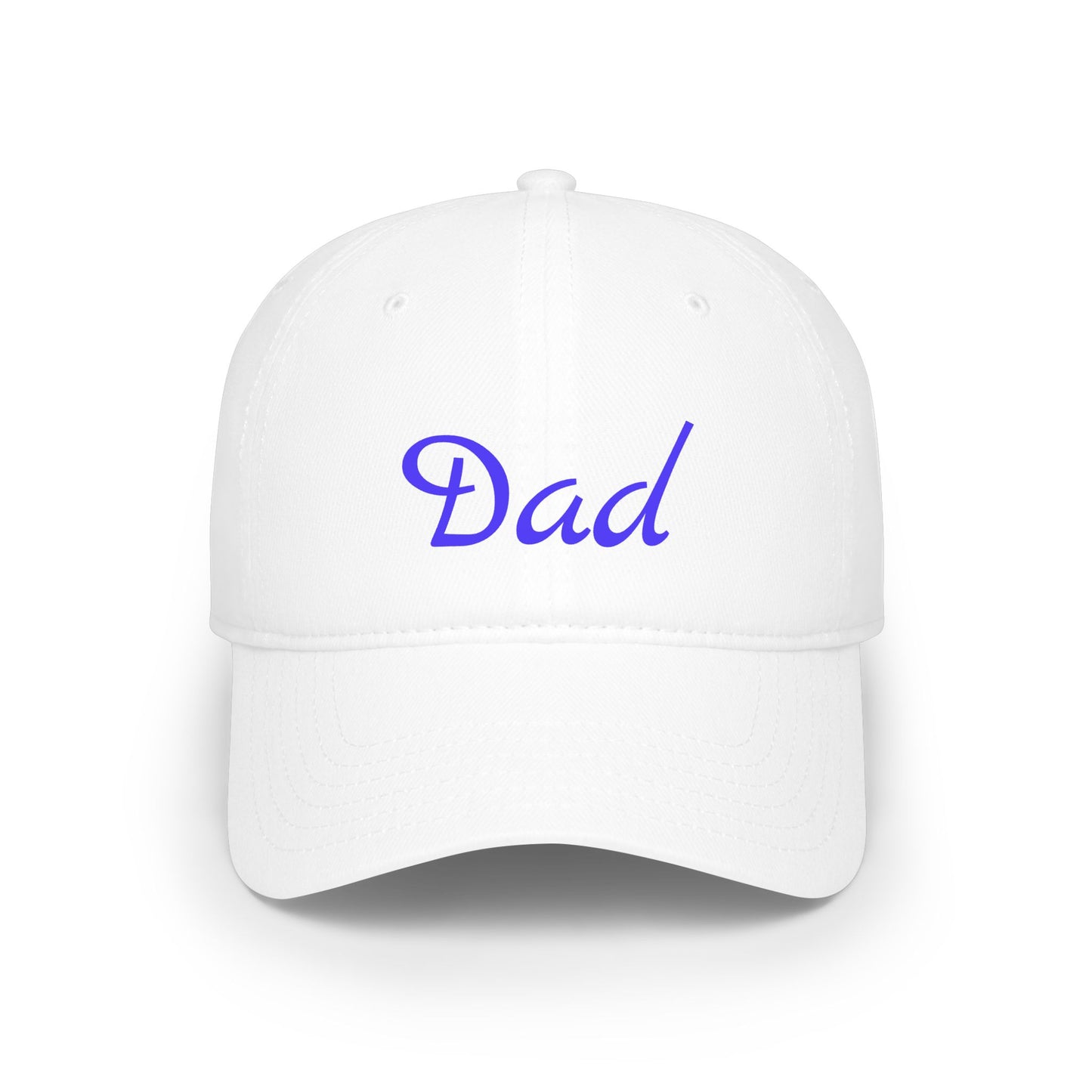 Dad Embroidered Baseball Cap — Low Profile Father's Day Gift